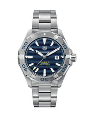 Tag Heuer Aquaracer Calibre 5 Automatic Blue Dial Silver Steel Strap Watch for Men - WAY2012.BA0927 Watches Tag Heuer   