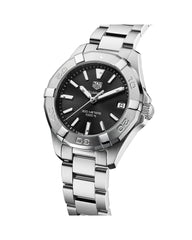 Tag Heuer Aquaracer Black Dial Silver Steel Strap Watch for Women - WBD1310.BA0740 Watches Tag Heuer   