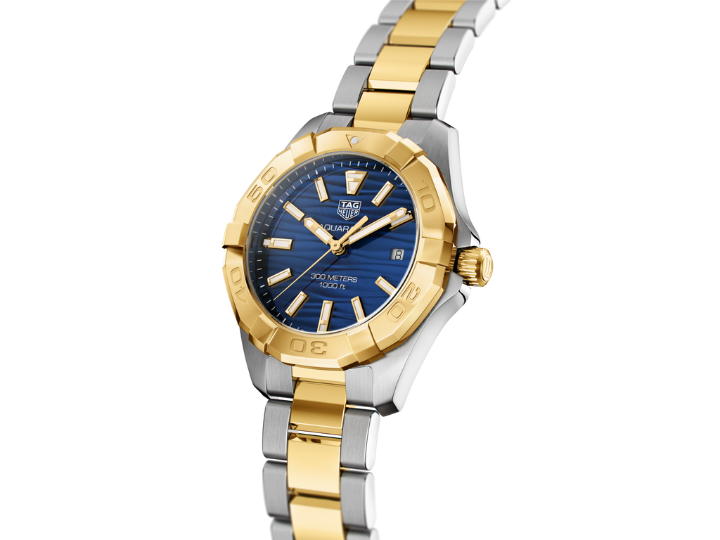 Tag Heuer Aquaracer 32mm Blue Dial Two Tone Steel Strap Watch for Women - WBD1325.BB0320 Watches Tag Heuer   