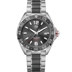 Tag Heuer Formula 1 Calibre 5 Anthracite Dial Two Tone Steel Strap Watch for Men - WAZ2011.BA0843 Watches Tag Heuer   