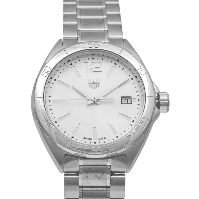 Tag Heuer Formula 1 35mm White Mother of Pearl Dial Silver Steel Strap Watch for Women - WBJ1318.BA0666 Watches Tag Heuer   