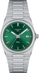 Tissot PRX Quartz Green Dial Stainless Steel Strap Watch for Women - T137.210.11.081.00 Watches Tissot   