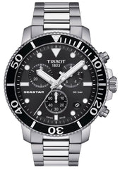 Tissot Seaster 1000 Chronograph Quartz Stainless Steel Watch For Men - T120.417.11.051.00 Watches Tissot   