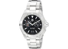 Tag Heuer Aquaracer Quartz 40mm Black Dial Silver Steel Strap Watch for Men - WAY111Z.BA0928 Watches Tag Heuer   