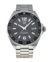 Tag Heuer Formula 1 Calibre 5 Chronograph Anthracite Dial Silver Steel Strap Watch for Men - WAZ2011.BA0842 Watches Tag Heuer   