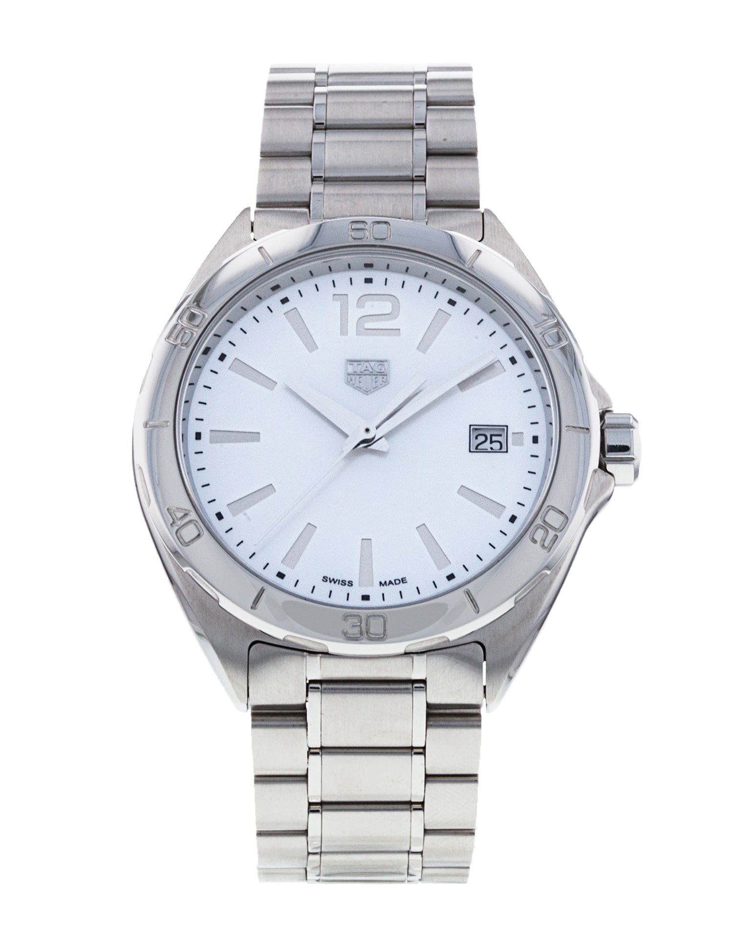 Tag Heuer Formula 1 35mm White Mother of Pearl Dial Silver Steel Strap Watch for Women - WBJ1318.BA0666 Watches Tag Heuer   