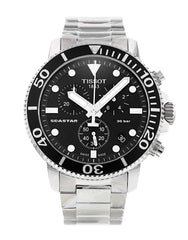 Tissot Seaster 1000 Chronograph Quartz Stainless Steel Watch For Men - T120.417.11.051.00 Watches Tissot   