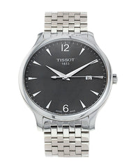 Tissot T Classic Tradition Grey Dial Stainless Steel Watch For Men - T063.610.11.067.00 Watches Tissot   