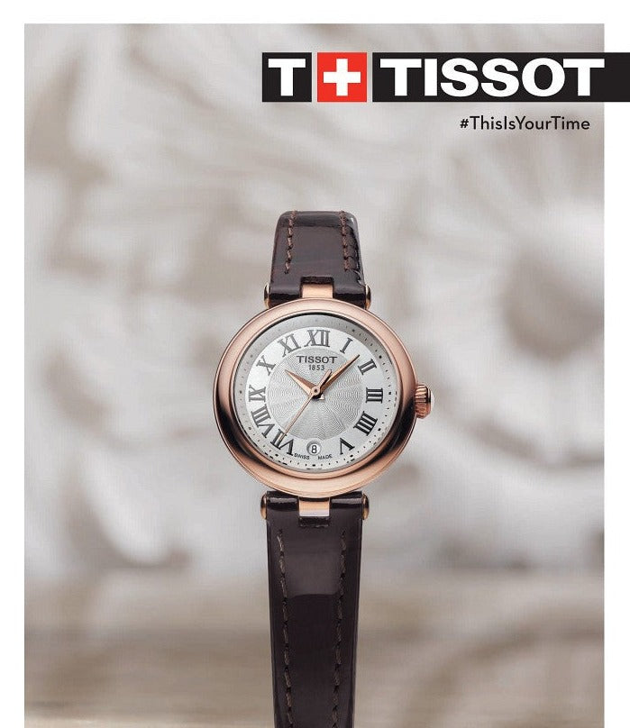 Tissot Bellissima Small Lady 26mm Rose Gold Watch For Women - T126.010.36.013.00 Watches Tissot   