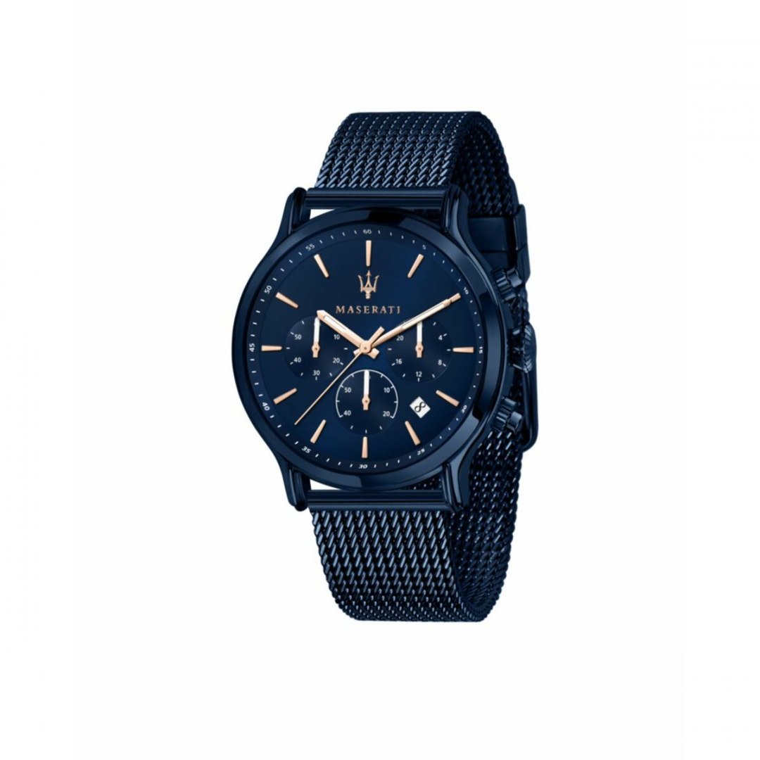 Maserati Epoca Analog Blue Dial Blue Mesh Bracelet Watch For Men - R8873618010 Watches Maserati   