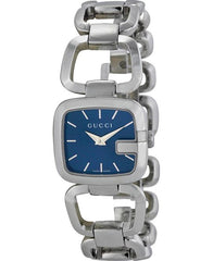 Gucci G Ladies Blue Dial Silver Steel Strap Watch For Women - YA125508 Watches Gucci   