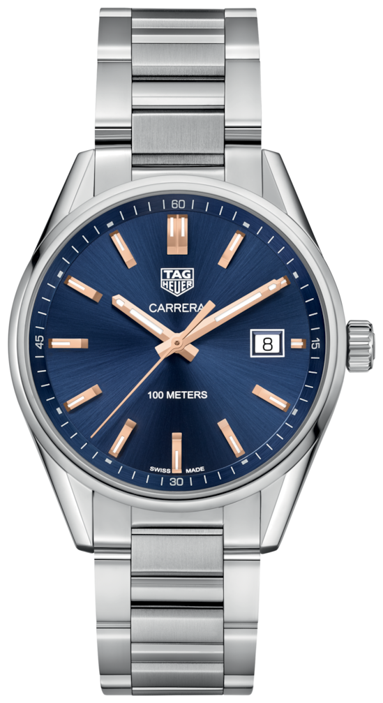 Tag Heuer Carrera Quartz Blue Dial Silver Steel Strap Watch for Women - WAR1112.BA0601 Watches Tag Heuer   