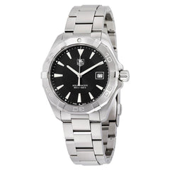 Tag Heuer Aquaracer 41mm Quartz Black Dial Silver Steel Strap Watch for Men - WAY1110.BA0928 Watches Tag Heuer   