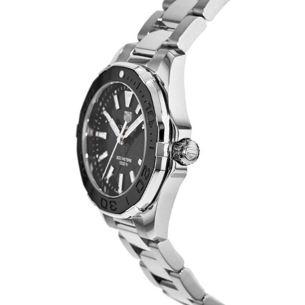 Tag Heuer Aquaracer Quartz 35mm Black Dial Silver Steel Strap Watch for Women - WAY131K.BA0748 Watches Tag Heuer   