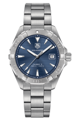 Tag Heuer Aquaracer Automatic 41mm Blue Dial Silver Steel Strap Watch for Men - WAY2112.BA0928 Watches Tag Heuer   