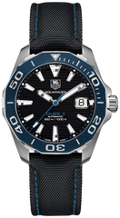 Tag Heuer Aquaracer Calibre 5 Automatic Black Dial Black Nylon Strap Watch for Men - WAY211B.FC6363 Watches Tag Heuer   