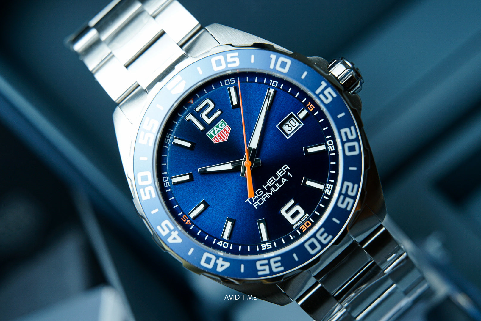 Tag Heuer Formula 1 Quartz 43mm Blue Dial Silver Steel Strap Watch for Men - WAZ1010.BA0842 Watches Tag Heuer   