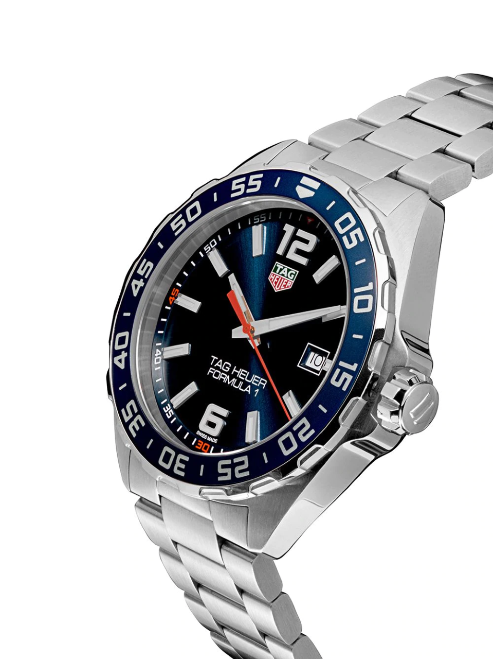 Tag Heuer Formula 1 Quartz 43mm Blue Dial Silver Steel Strap Watch for Men - WAZ1010.BA0842 Watches Tag Heuer   