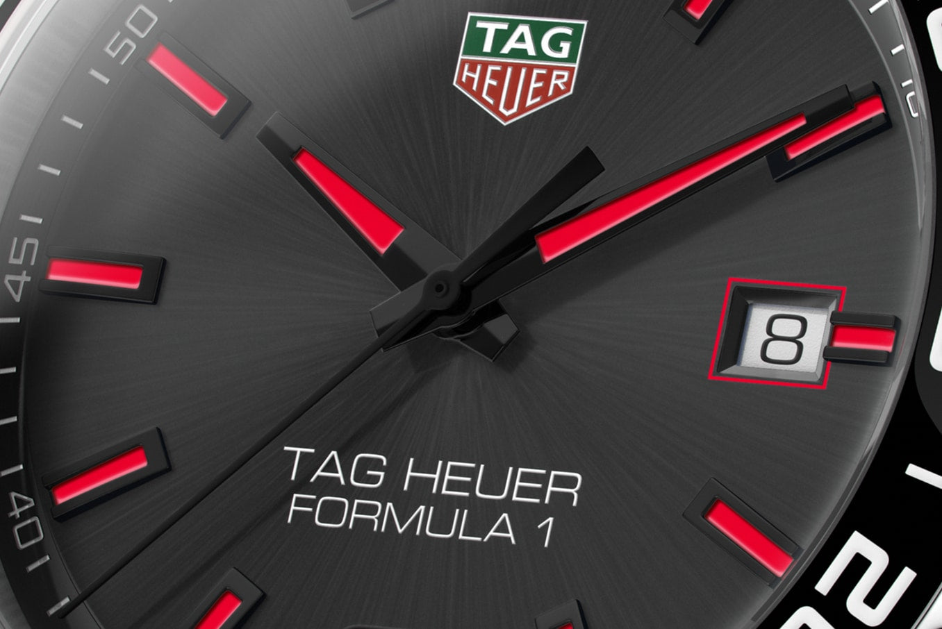 Tag Heuer Formula 1 Quartz 43mm Anthracite Dial Silver Steel Strap Watch for Men - WAZ1018.BA0842 Watches Tag Heuer   