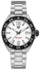 Tag Heuer Formula 1 Quartz 41mm White Dial Silver Steel Strap Watch for Men - WAZ1111.BA0875 Watches Tag Heuer   