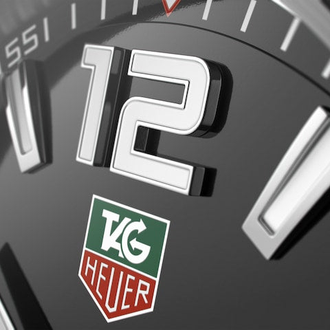 Tag Heuer Formula 1 Stainless Steel 41mm Black Dial Silver Steel Strap Watch for Men - WAZ1112.BA0875 Watches Tag Heuer   