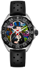 Tag Heuer Formula 1 Alec Monopoly Special Edition Black Rubber Strap Watch for Men - WAZ1117.FT8023 Watches Tag Heuer   