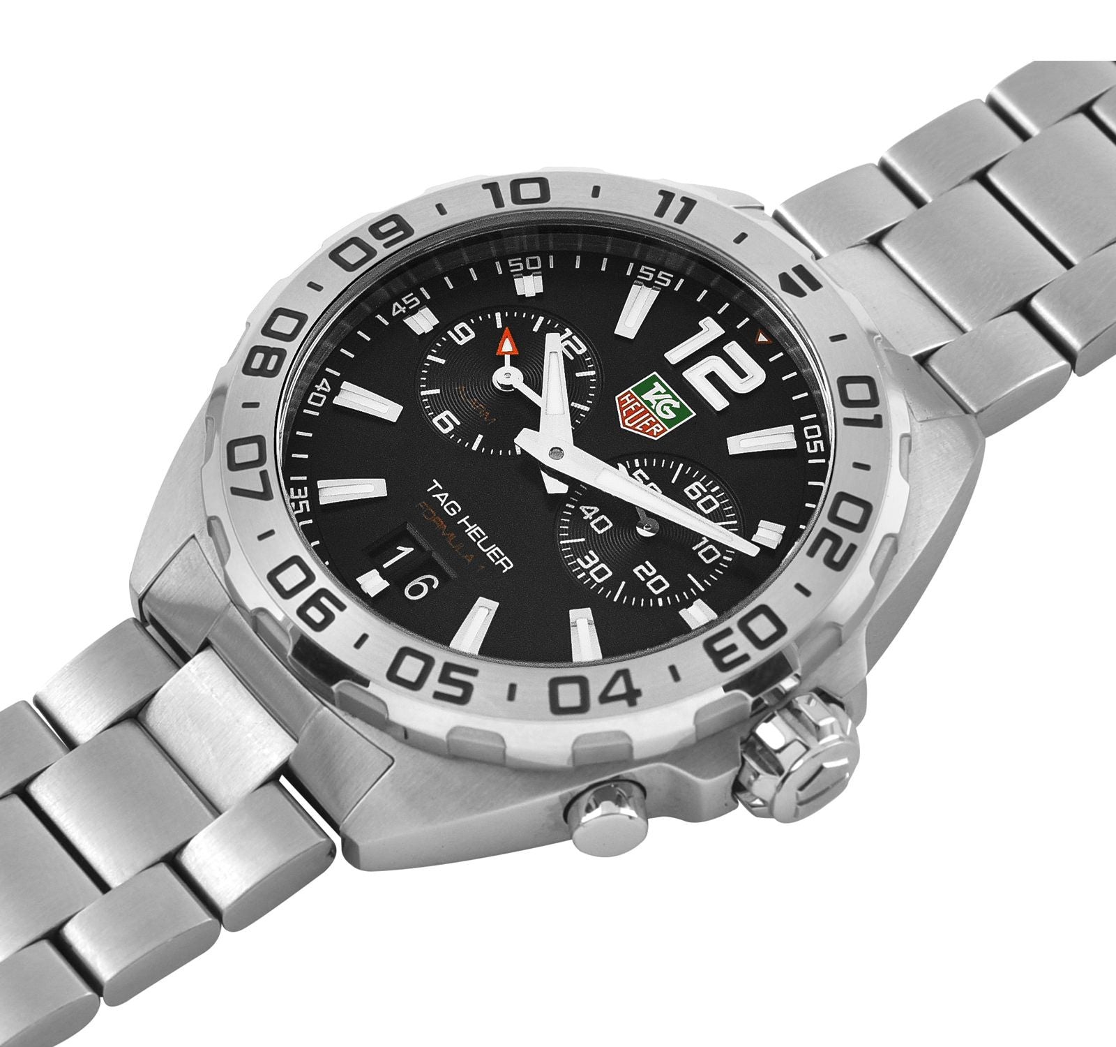 Tag Heuer Formula 1 Quartz Black Dial Silver Steel Strap Watch for Men - WAZ111A.BA0875 Watches Tag Heuer   