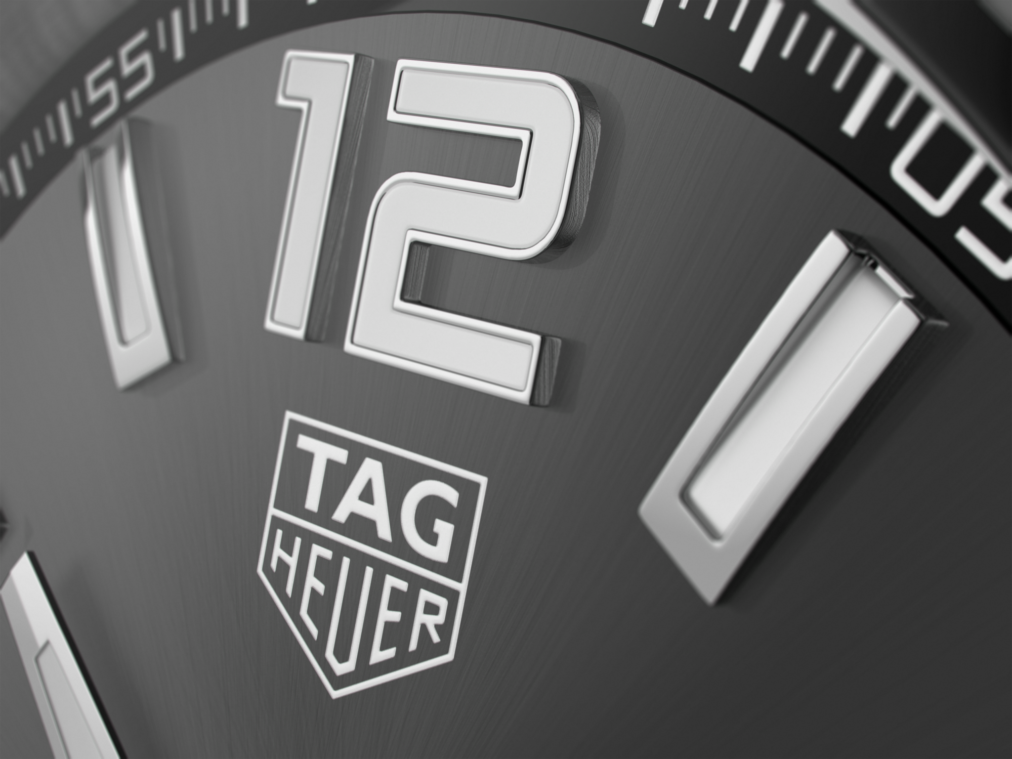 Tag Heuer Formula 1 Calibre 5 Anthracite Dial Two Tone Steel Strap Watch for Men - WAZ2011.BA0843 Watches Tag Heuer   