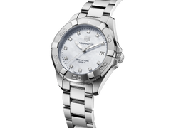 Tag Heuer Aquaracer 32mm White Mother of Pearl Dial Silver Steel Strap Watch for Women - WBD1314.BA0740 Watches Tag Heuer   