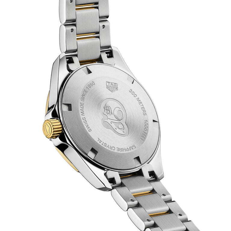 Tag Heuer Aquaracer Mother of Pearl Dial Two Tone Steel Strap Watch for Women - WBD1320.BB0320 Watches Tag Heuer   