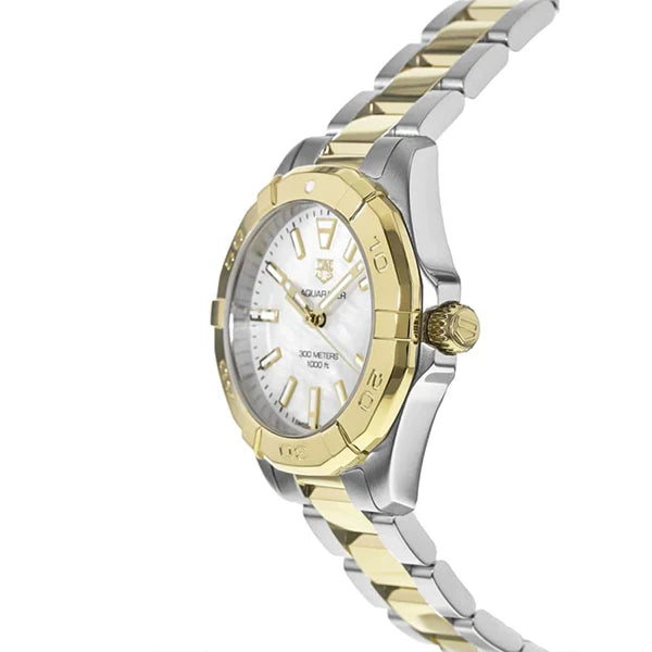 Tag Heuer Aquaracer Mother of Pearl Dial Two Tone Steel Strap Watch for Women - WBD1320.BB0320 Watches Tag Heuer   