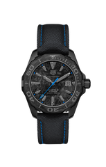 Tag Heuer Aquaracer Calibre 5 Black Nylon Strap Carbon Dial Watch for Men -  WBD218C.FC6447 Watches Tag Heuer   