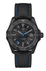 Tag Heuer Aquaracer Calibre 5 Black Nylon Strap Carbon Dial Watch for Men -  WBD218C.FC6447 Watches Tag Heuer   