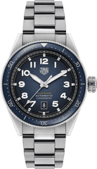 Tag Heuer Autavia Automatic 42mm Blue Dial Silver Steel Strap Watch for Men - WBE5116.EB0173 Watches Tag Heuer   