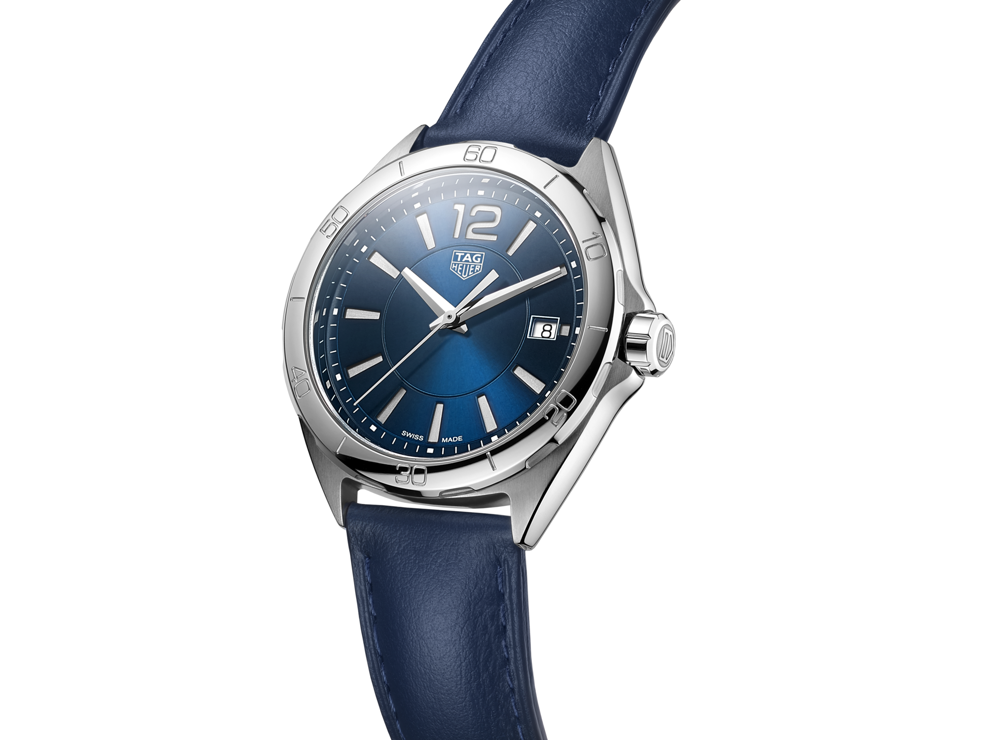 Tag Heuer Formula 1 Quartz 35mm Blue Dial Blue Leather Strap Watch for Women - WBJ1312.FC8231 Watches Tag Heuer   