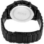 Hugo Boss Chronograph Black Dial Black Steel Strap Watch for Men - 1513180 Watches Hugo Boss   