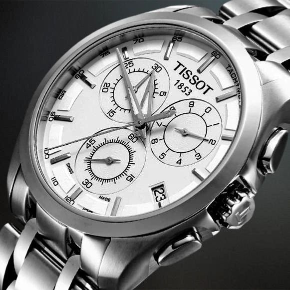 Tissot Couturier Chronograph Watch For Men - T035.617.11.031.00 Watches Tissot   