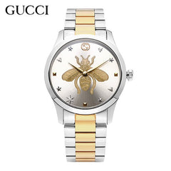 Gucci G Timeless Silver Dial Two Tone Steel Strap Watch For Women - YA1264131 Watches Gucci   