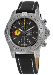 Breitling Avenger Chronograph 45mm Swiss Air Force Team Black Dial Black Nylon Strap Watch for Men - A133171A1B1X1 Watches Breitling   