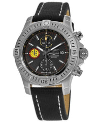 Breitling Avenger Chronograph 45mm Swiss Air Force Team Black Dial Black Nylon Strap Watch for Men - A133171A1B1X1 Watches Breitling   