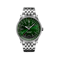 Breitling Navitimer Automatic 41mm Green Dial Silver Steel Strap Watch for Men - A17326361L1A1 Watches Breitling   