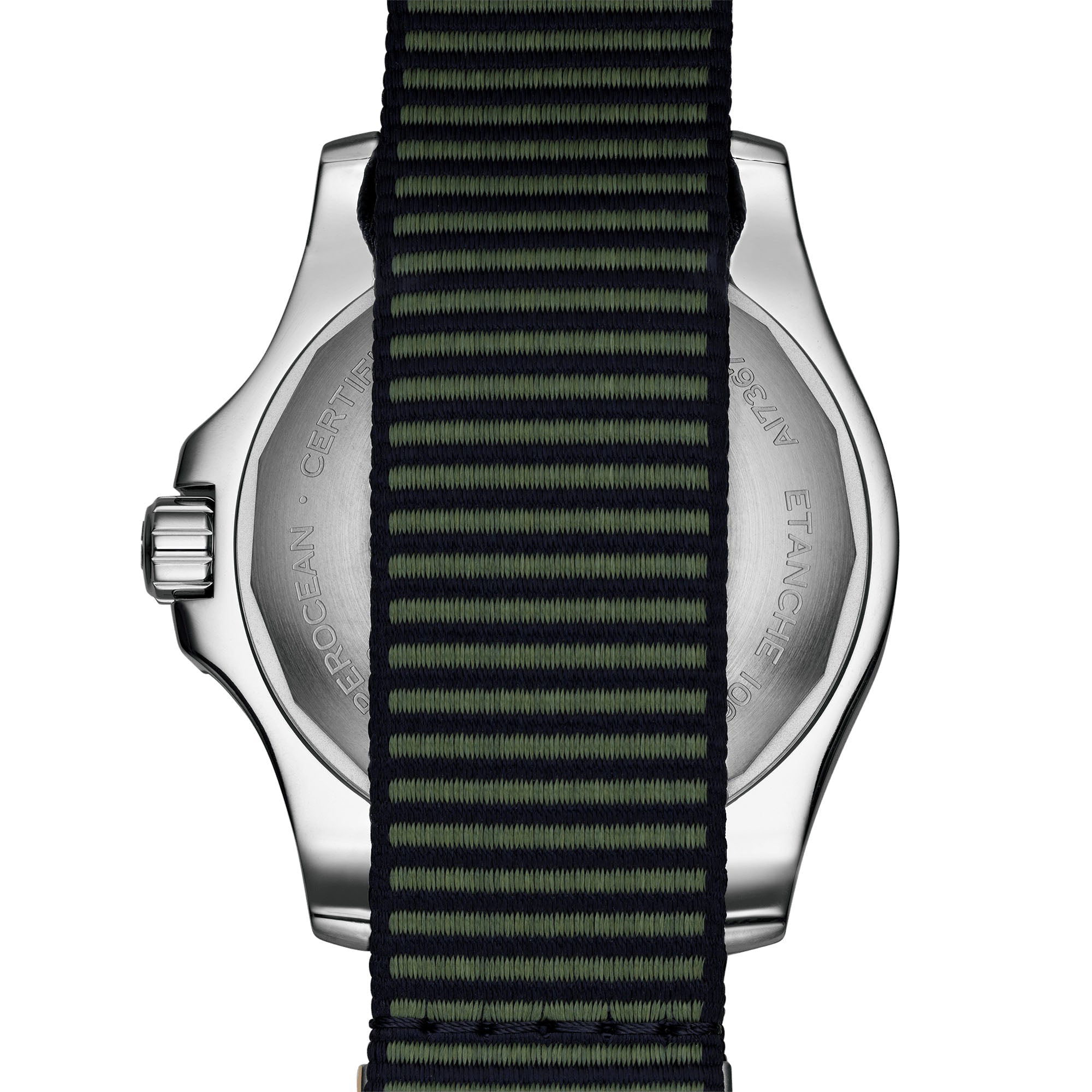 Breitling Superocean Automatic 44mm Outerknown Green Dial Green Nylon Strap Watch for Men - A17367A11L1W1 Watches Breitling   