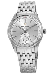 Breitling Premier Automatic 40mm Stainless Steel Silver Dial Mens Watch - A37340351G1A1 Watches Breitling   