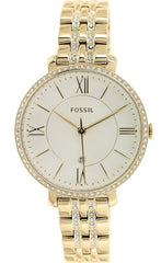 Fossil Jacqueline Gold Dial Gold Steel Strap Watch for Women - ES3547 Watches Fossil   