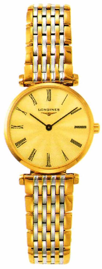 Longines La Grande Classique de Longines Gold Dial Two Tone Steel Strap Watch for Women - L4.209.2.31.7 Watches Longines   