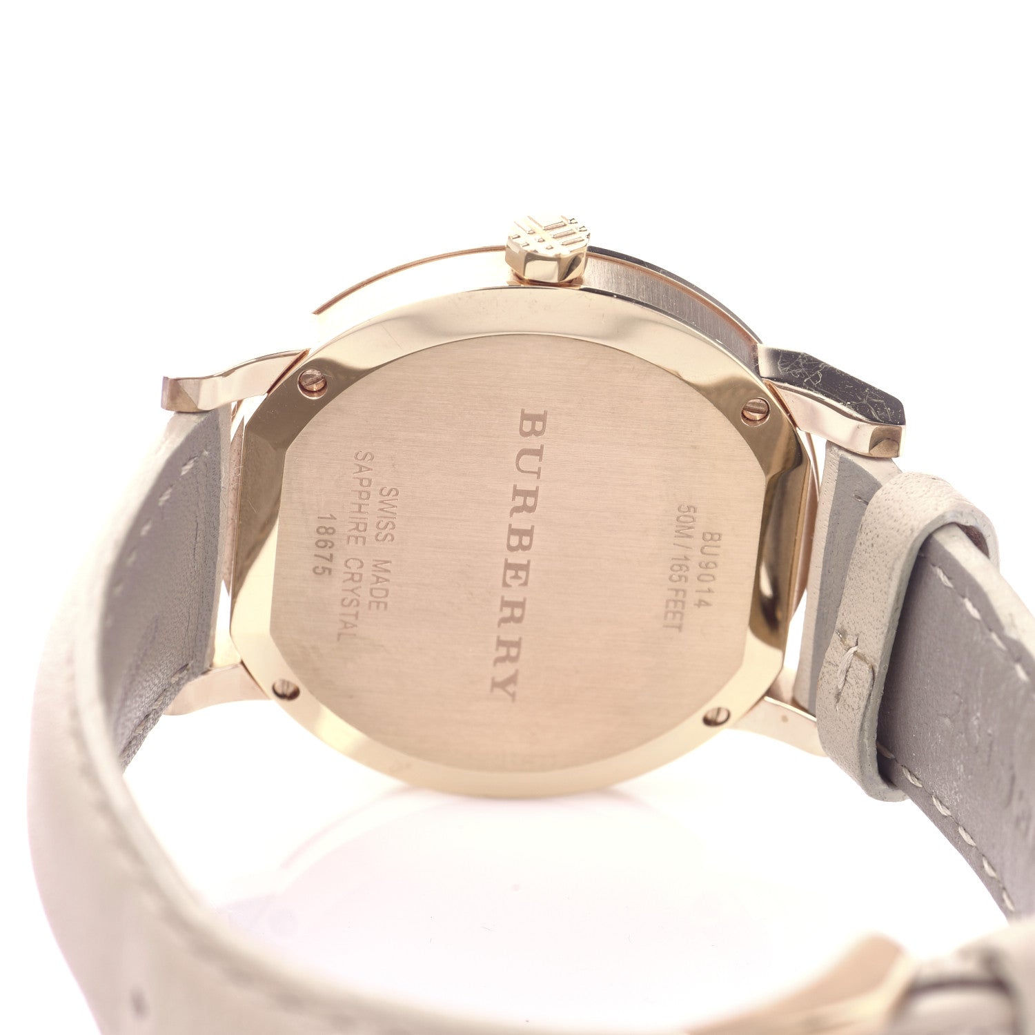 Burberry The City Beige Tan Dial Tan Leather Strap Watch for Women - BU9014 Watches Burberry   