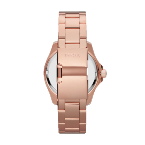 Fossil Cecile Rose Gold Dial Rose Gold Steel Strap Watch for Women - AM4483 Watches Fossil   