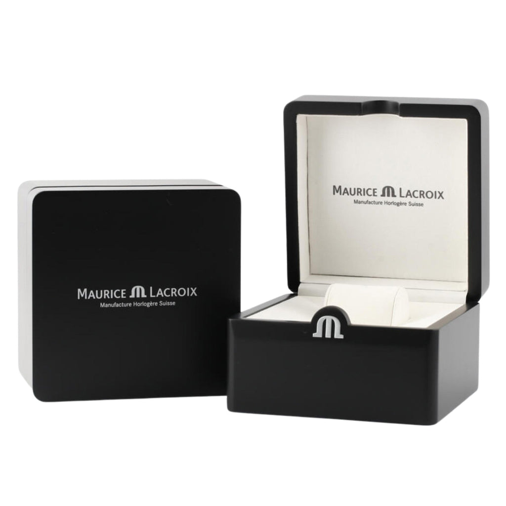 Maurice Lacroix Aikon Date Blue Dial Silver Steel Strap Watch for Men - AI1108-SS002-430-1 Watches Maurice Lacroix   