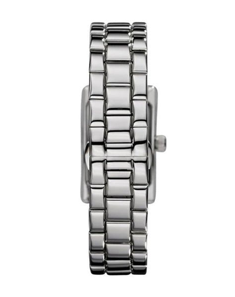 Emporio Armani White Dial Silver Stainless Steel Watch For Women - AR0146 Watches Emporio Armani   