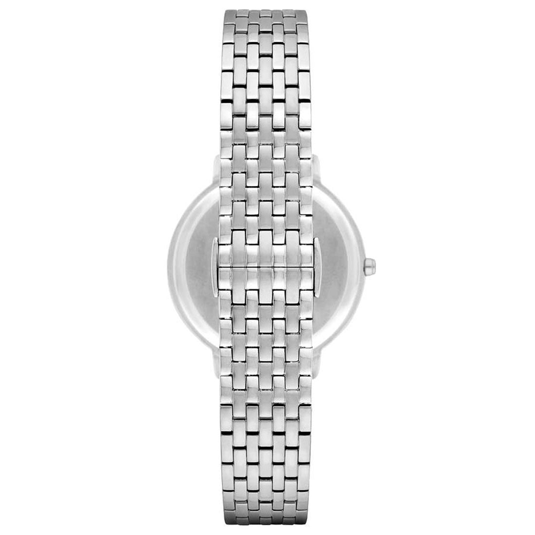 Emporio Armani Mother of Pearl Dial Silver Stainless Steel Watch For Women - AR2507 Watches Emporio Armani   